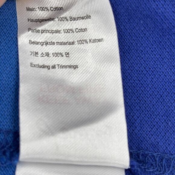 Joules Filbert Polo Shirt Mens Size US L Blue Stripe Cotton Classic Fit UK XL - Picture 14 of 15